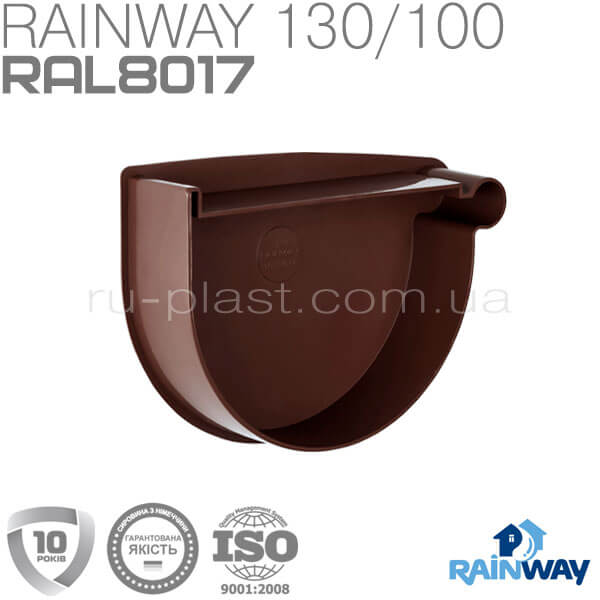 Rainway водосток - Заглушка воронки правая 130 мм
