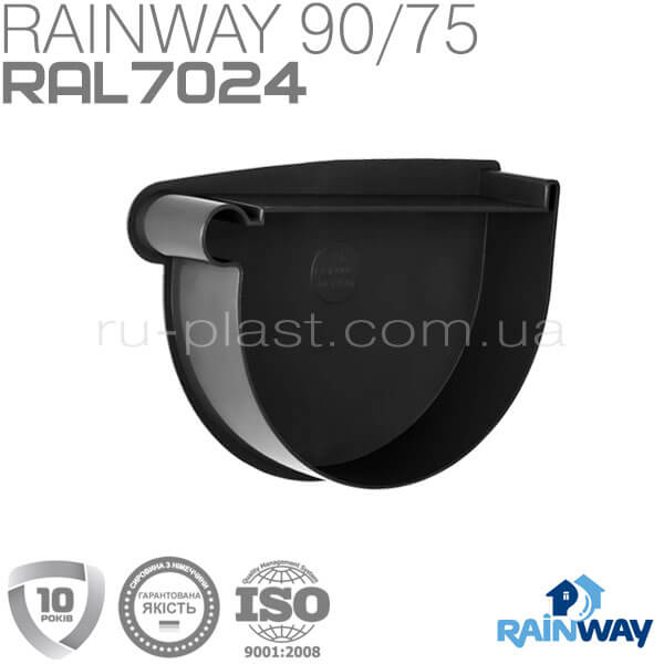 Rainway водосток - Заглушка воронки левая 90 мм