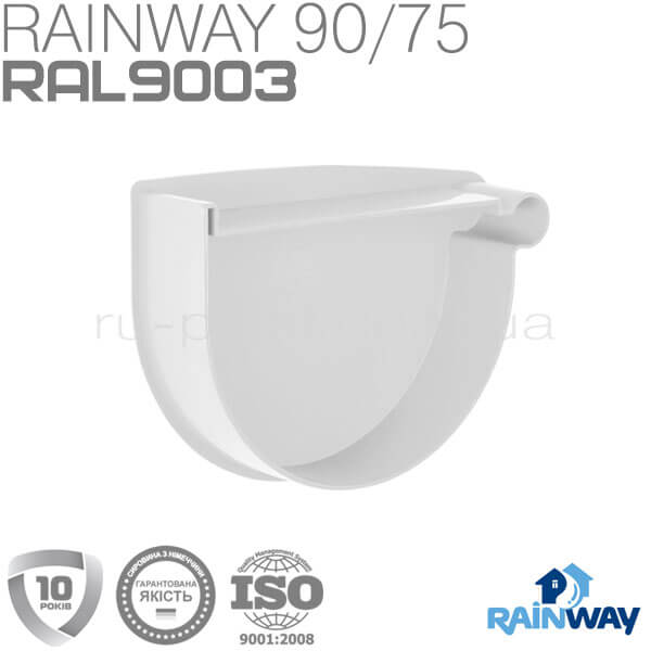 Rainway водосток - Заглушка воронки правая 90 мм